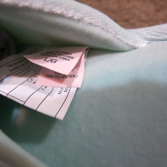 Victoria Secret Pom Pom Slippers L Mint Green - Picture 4 of 4